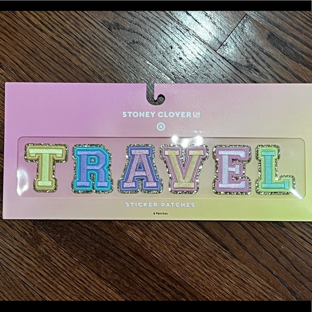 Stoney Clover Letter Patches TRAVEL
